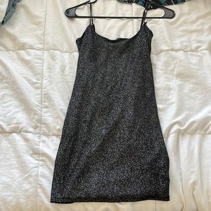 Black, sparkly dress. Size S, perfect condition
